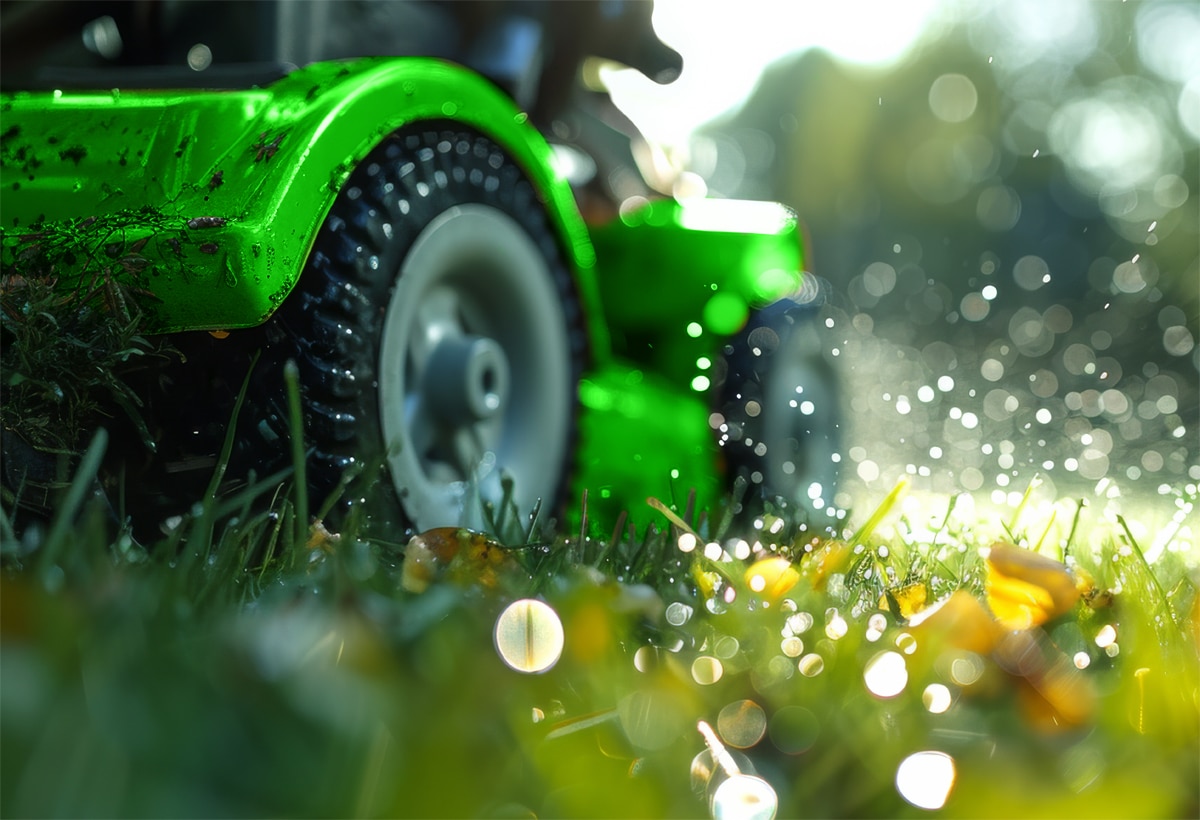 Mowing Efficiency In Spring Landscape Contractor