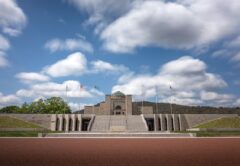The project included bringing red gravel to the Parade Ground. Images: The Landscape Association