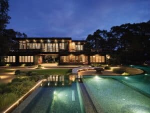 The pool was a design focus, not merely as a feature, but as the emotional and visual anchor of the outdoor experience. Image: Erik Holtz/Landscaping Victoria