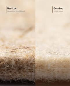 Designed for use across civil infrastructure, landscaping, construction and environmental rehabilitation projects, VE Geo-Loc Made by Rubisco provides a natural fibre alternative to synthetic geotextiles commonly used in the sector. Image: Vital Chemical
