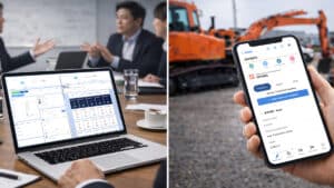 LANDCROS Sales Navigator User screen. Image: Hitachi CM