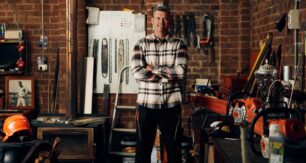 Level 3 arborist and third-generation timber worker Laurence O’Toole is STIHL’s 2026 Chainsaw Safety Week ambassador. Image: Hugh Davies